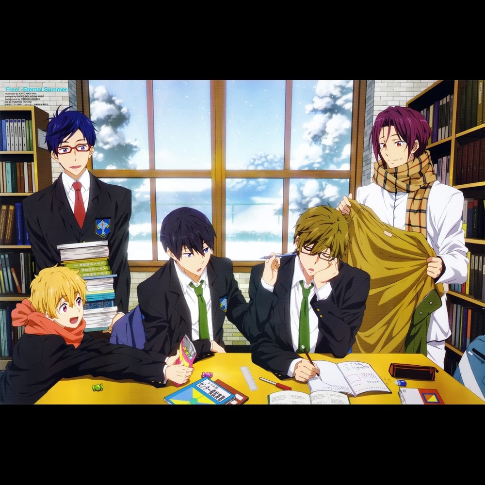 Free Iwatobi big Poster!